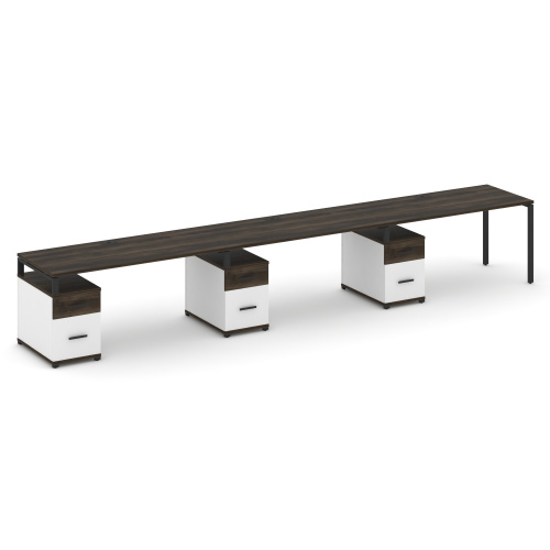 Бенч-система на 3 места с 3 опорными тумбами Concept CN.ORS-348 фото 9 Бенч-система на 3 места с 3 опорными тумбами Concept CN.ORS-348 фото 9