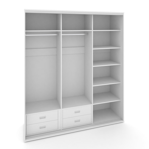 Корпус 3-х секционного шкафа высокого L=2669мм Maris SH.K3-8.1 K3 фото 5