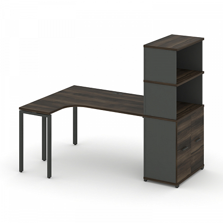 Стол эргономичный с опорным распашным шкафом Concept CN.SA-215(L)