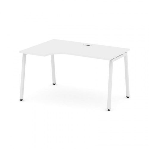 Style Project Стол рабочий эргоном. SN-4A.SPA-001(L) Дуб Наварра/Металл Антрацит 1380*600/980*750 фото 25