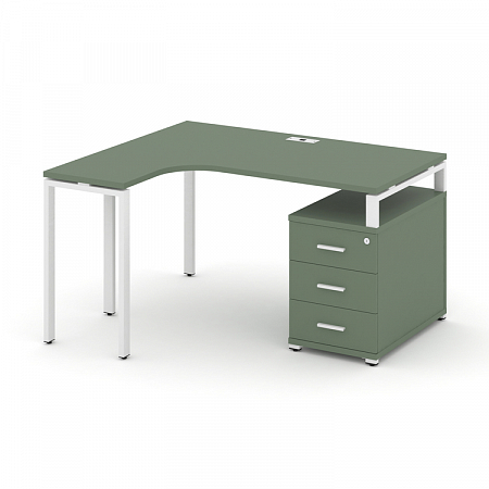 Стол эргономичный с опорной тумбой Concept CN.SA-301(L)