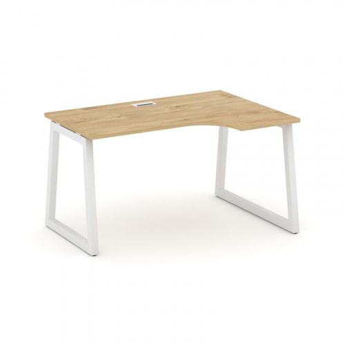 Style Project Стол рабочий эргоном. SN-5T1.SPA-011(R) Акация Лорка/Металл Антрацит/Заглушка Пластик фото 3 Style Project Стол рабочий эргоном. SN-5T1.SPA-011(R) Акация Лорка/Металл Антрацит/Заглушка Пластик фото 3