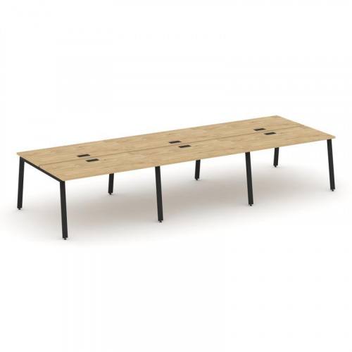 Style Project Рабочая станция 2-х сторон. SN-6A.DRS-081 Дуб Табак/Металл Белый 2940*1632*750 фото 7