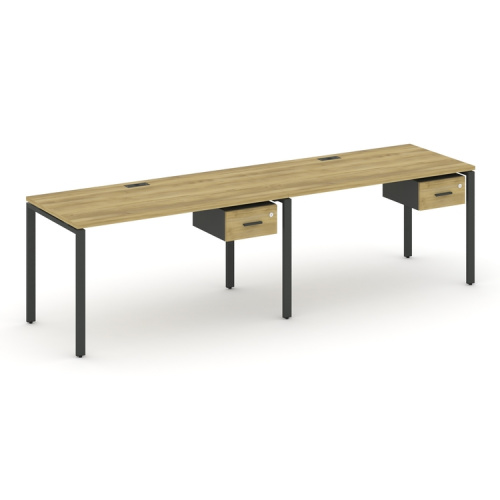 Бенч-система на 2 места с подвесными тумбами Concept CN.ORS-111 фото 4