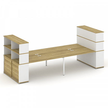 Бенч-система с опорными шкафами-купе Concept CN.DRS-288