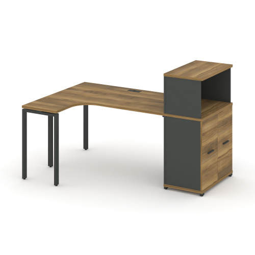 Стол эргономичный с опорным распашным шкафом Concept CN.SA-214(L) Стол эргономичный с опорным распашным шкафом Concept CN.SA-214(L)
