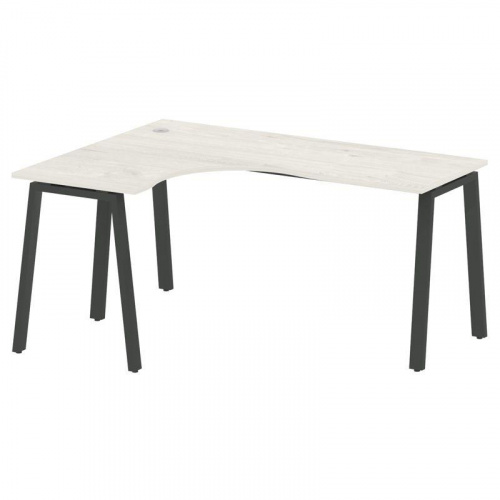 Стол офисный криволинейный Metal System БА.СА-4 (L) фото 8