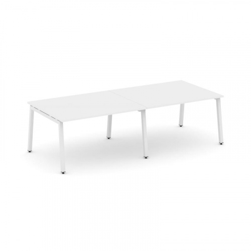 Style Project Стол переговорный SN-5A.SPRG-042.3 Тиквуд Светлый/Металл Белый 2360*1180*750 фото 19