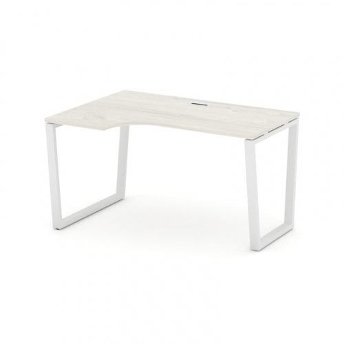 Style Project Стол рабочий эргоном. SN-6T2.SPA-001(L) Акация Лорка/Металл Антрацит/Заглушка Пластик фото 13