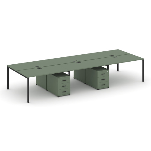 Бенч-система на 6 мест с 2 опорными тумбами Concept CN.DRS-341 Бенч-система на 6 мест с 2 опорными тумбами Concept CN.DRS-341