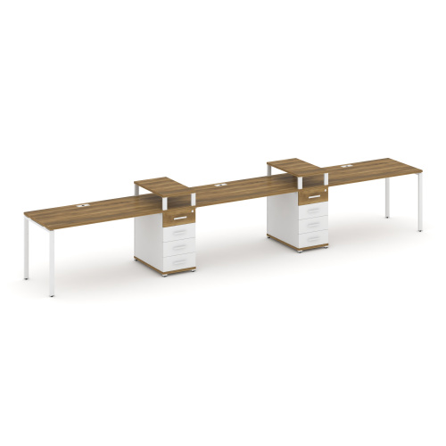 Бенч-система на 3 места с 2 опорными тумбами Concept CN.ORS-451 фото 8 Бенч-система на 3 места с 2 опорными тумбами Concept CN.ORS-451 фото 8