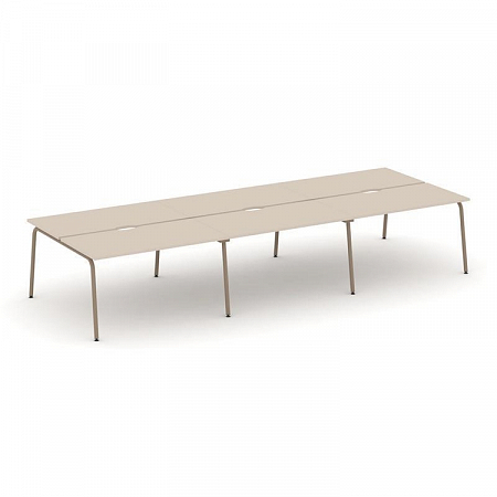 Бенч-система на 6 мест Estetica ES.D.RS-6.3-VK