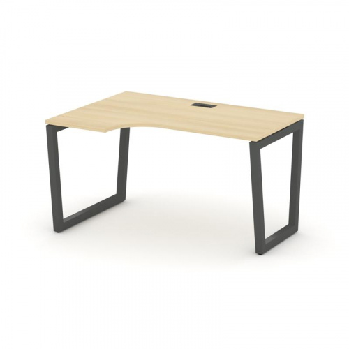 Style Project Стол рабочий эргоном. SN-5T2.SPA-001(L) Акация Лорка/Металл Антрацит/Заглушка Пластик фото 28