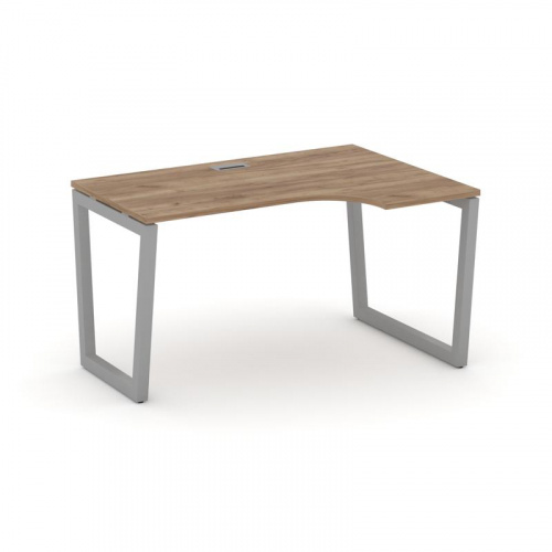 Style Project Стол рабочий эргоном. SN-5T2.SPA-001(R) Акация Лорка/Металл Антрацит/Заглушка Пластик фото 10