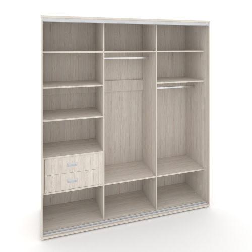 Корпус 3-х секционного шкафа высокого L=1619мм Maris SH.K3-1.1 K5 фото 2