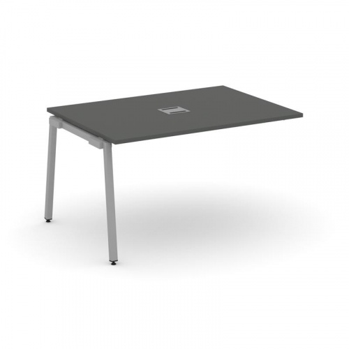 Style Project Проходной наб. элем. перег. стола SN-4A.NSPRG-001 Дуб Наварра/Металл Белый 980*980*750 фото 2