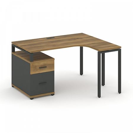 Стол эргономичный с опорной тумбой Concept CN.SA-304(R)