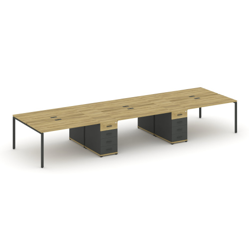 Бенч-система на 6 мест с 2 опорными тумбами Concept CN.DRS-449 фото 4 Бенч-система на 6 мест с 2 опорными тумбами Concept CN.DRS-449 фото 4