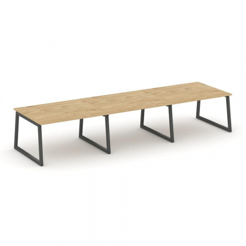 Style Project Стол переговорный SN-5T1.SPRG-054.3 Акация Лорка/Металл Антрацит 4740*1180*750 фото 6 Style Project Стол переговорный SN-5T1.SPRG-054.3 Акация Лорка/Металл Антрацит 4740*1180*750 фото 6