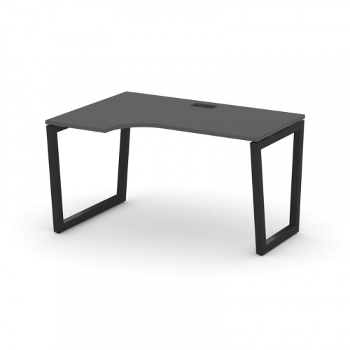 Style Project Стол рабочий эргоном. SN-5T2.SPA-001(L) Акация Лорка/Металл Антрацит/Заглушка Пластик фото 9