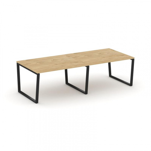 Style Project Стол переговорный SN-6T2.SPRG-042.3 Акация Лорка/Металл Антрацит 2360*1180*750 Style Project Стол переговорный SN-6T2.SPRG-042.3 Акация Лорка/Металл Антрацит 2360*1180*750