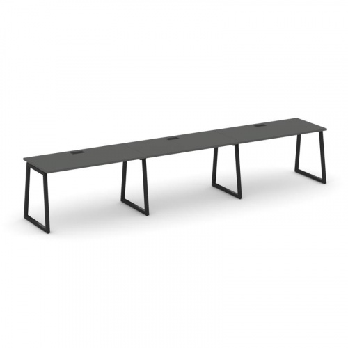 Style Project Рабочая станция 1 сторон. SN-4T1.ORS-033 Акация Лорка/Металл Антрацит/Заглушка Пластик фото 5