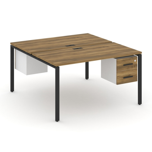 Бенч-система на 2 места с подвесными тумбами Concept CN.DRS-115 фото 7