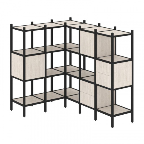 Стеллаж офисный угловой Loft VR.L-30 фото 5 Стеллаж офисный угловой Loft VR.L-30 фото 5