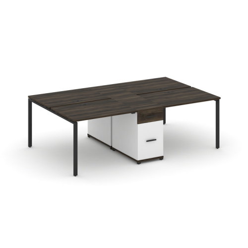 Бенч-система на 4 места с 1 опорной тумбой Concept CN.DRS-421 фото 9 Бенч-система на 4 места с 1 опорной тумбой Concept CN.DRS-421 фото 9