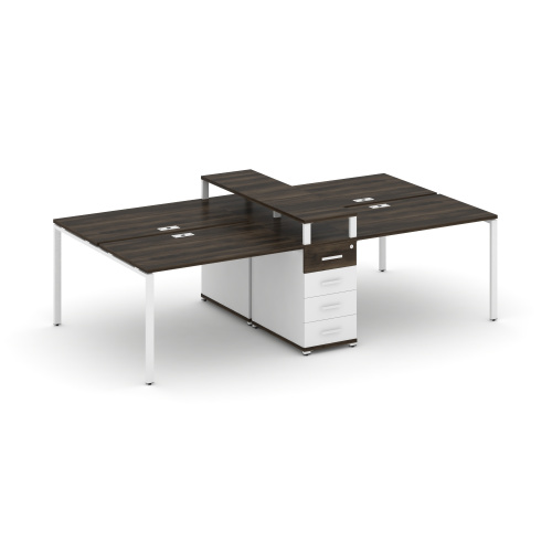 Бенч-система на 4 места с 1 опорной тумбой Concept CN.DRS-434 фото 10 Бенч-система на 4 места с 1 опорной тумбой Concept CN.DRS-434 фото 10