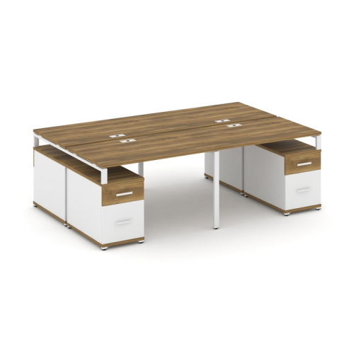 Бенч-система на 4 места с 2 опорными тумбами Concept CN.DRS-330 фото 8