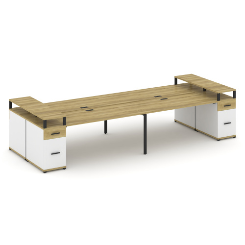 Бенч-система на 4 места с 2 опорными тумбами Concept CN.DRS-448 фото 6