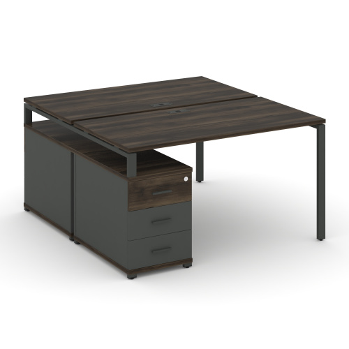 Бенч-система на 2 места с опорной тумбой Concept CN.DRS-301 фото 3 Бенч-система на 2 места с опорной тумбой Concept CN.DRS-301 фото 3