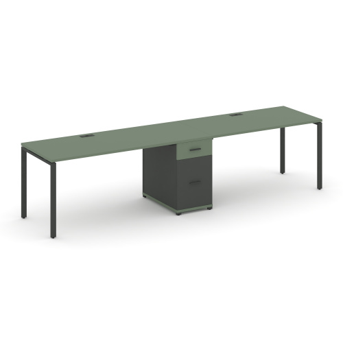 Бенч-система на 2 места с 1 опорной тумбой Concept CN.ORS-406 фото 2 Бенч-система на 2 места с 1 опорной тумбой Concept CN.ORS-406 фото 2