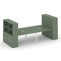 Бенч-система с опорными распашными шкафами Concept CN.DRS-274