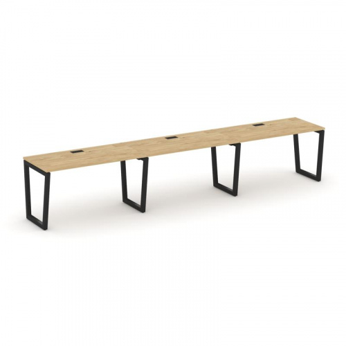 Style Project Рабочая станция 1 сторон. SN-5T2.ORS-033 Акация Лорка/Металл Антрацит/Заглушка Пластик Style Project Рабочая станция 1 сторон. SN-5T2.ORS-033 Акация Лорка/Металл Антрацит/Заглушка Пластик