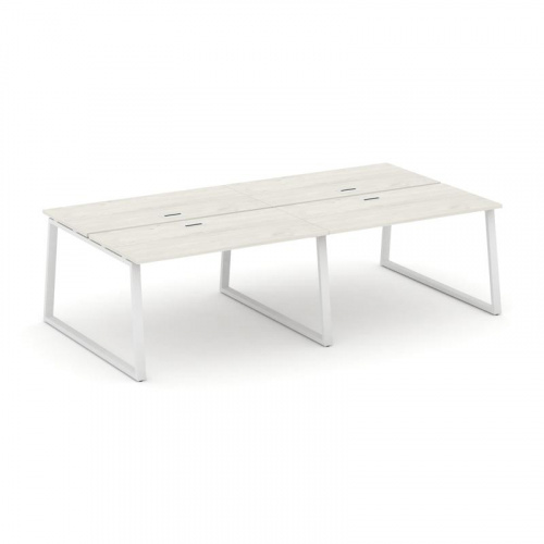 Style Project Рабочая станция 2-х сторон. SN-6T1.DRS-044 Акация Лорка/Металл Антрацит/Заглушка Пласт фото 13