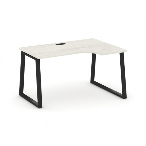 Style Project Стол рабочий эргоном. SN-6T1.SPA-012(R) Акация Лорка/Металл Антрацит/Заглушка Пластик фото 6 Style Project Стол рабочий эргоном. SN-6T1.SPA-012(R) Акация Лорка/Металл Антрацит/Заглушка Пластик фото 6