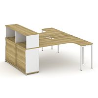 Бенч-система с опорным шкафом-купе с надставкой Concept CN.DSA-220