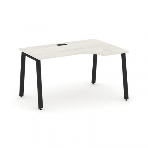 Style Project Стол рабочий эргоном. SN-6A.SPA-022(R) Антрацит/Металл Белый 1580*800/980*750 фото 9 Style Project Стол рабочий эргоном. SN-6A.SPA-022(R) Антрацит/Металл Белый 1580*800/980*750 фото 9