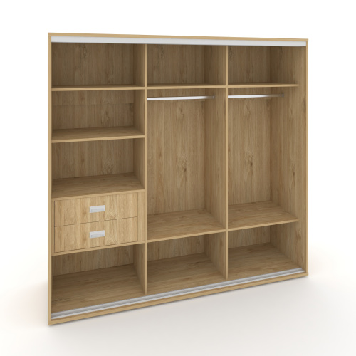 Корпус 3-х секционного шкафа низкого L=2219мм Maris SH.K3-5.2 K6 фото 5