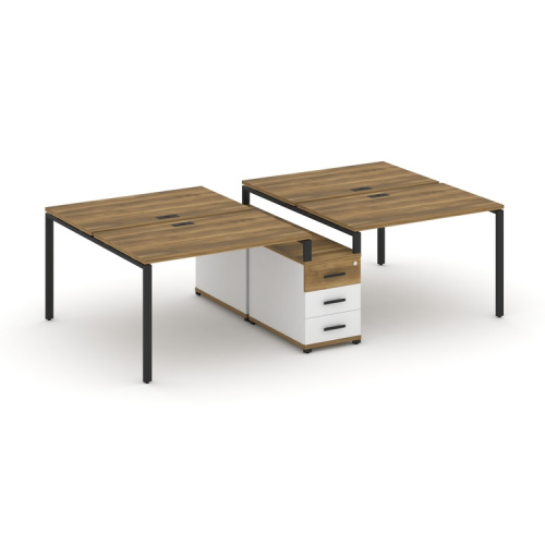 Бенч-система на 4 места с опорной тумбой Concept CN.DRS-310 фото 7