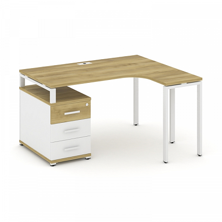 Стол эргономичный с опорной тумбой Concept CN.SA-301(R)