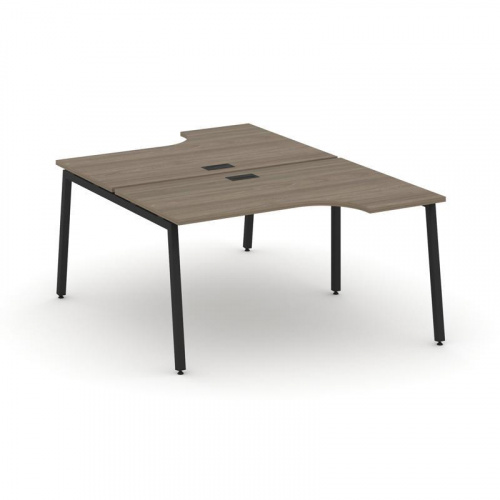 Style Project Рабочая станция эргоном. SN-4A.DRPA-012 Дуб Табак/Металл Антрацит 1580*1432/1992*750 фото 3 Style Project Рабочая станция эргоном. SN-4A.DRPA-012 Дуб Табак/Металл Антрацит 1580*1432/1992*750 фото 3