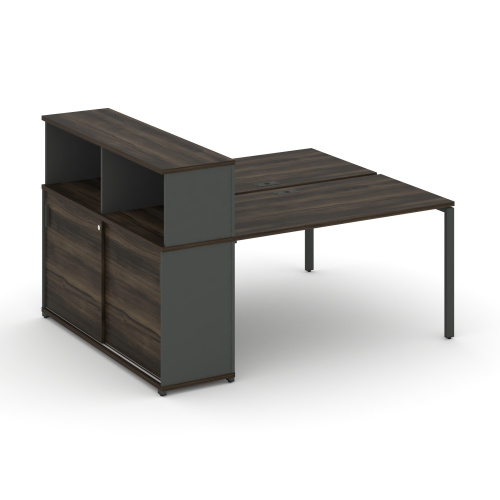 Бенч-система с опорным шкафом-купе с надставкой Concept CN.DRS-237 фото 3