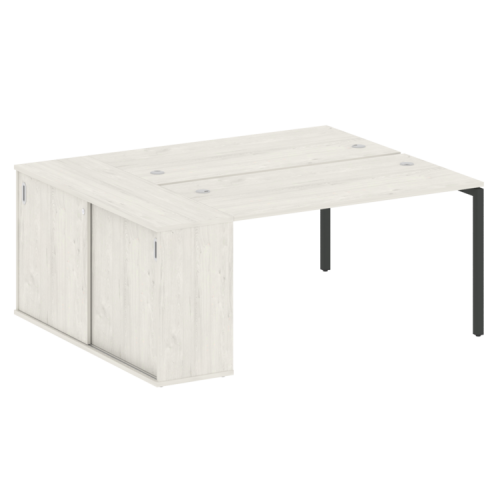 Бенч-система с шкафом-купе на П-обр. м/к Metal System Quattro 40БП.РС-СШК-1.3 фото 8 Бенч-система с шкафом-купе на П-обр. м/к Metal System Quattro 40БП.РС-СШК-1.3 фото 8