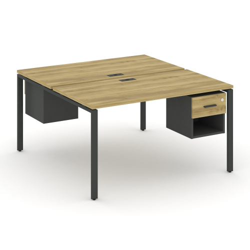 Бенч-система на 2 места с подвесными тумбами Concept CN.DRS-118 фото 4 Бенч-система на 2 места с подвесными тумбами Concept CN.DRS-118 фото 4