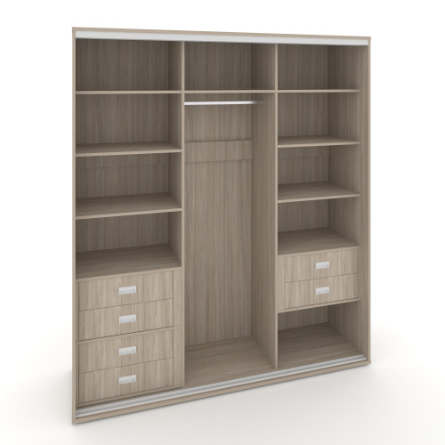 Корпус 3-х секционного шкафа высокого L=2519мм Maris SH.K3-7.1 K7 фото 3