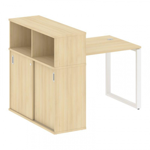 Стол письменный с шкафом-купе на О-обр. м/к Metal System БО.РС-СШК-3.1 фото 6 Стол письменный с шкафом-купе на О-обр. м/к Metal System БО.РС-СШК-3.1 фото 6