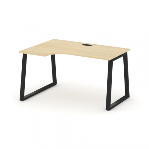 Style Project Стол рабочий эргоном. SN-6T1.SPA-012(L) Акация Лорка/Металл Антрацит/Заглушка Пластик фото 8